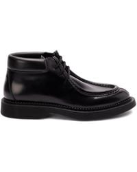 Saint Laurent - Arno Lace-Up Ankle Boot - Lyst