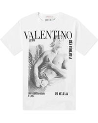 Valentino - T-shirt con stampa d'archivio - Lyst