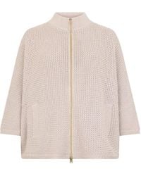 Herno - Oversized Knitted Cardigan - Lyst