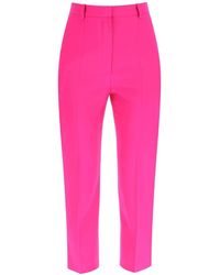 McQueen - Classic Wool Trousers - Lyst