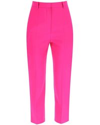 McQueen - Pantaloni classici in lana - Lyst