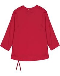 Herno - Long-Sleeve V-Neck Top - Lyst