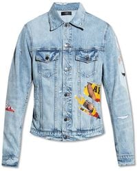 Amiri - Playboy Magazine Trucker Denim Jacket - Lyst