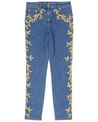 Moschino - Couture Cotton Denim Jeans - Lyst