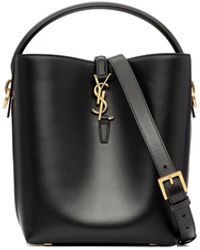 Saint Laurent - Le 37 Leather Medium Bucket Bag - Lyst
