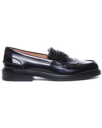 Tod's - Penny Leather Loafers - Lyst