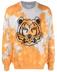 KENZO - Tie Dye Tiger Sweater - Lyst