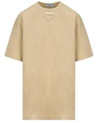 Prada - Cotton Patch T-Shirt - Lyst