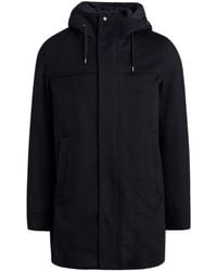 Herno - Wool C Mere Hooded Coat - Lyst