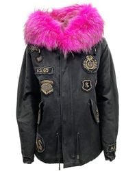 As65 - Canvas Embellished Parka Jacket - Lyst