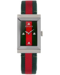 Gucci G-frame Watches - Green