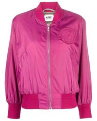 Autry - Logo Bomber Jacket - Lyst