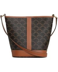 Celine - Small Triomphe Bucket Bag - Lyst
