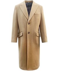 Cappotto doppiopetto oversizeDolce & Gabbana in Lana da Uomo colore Nero Uomo Abbigliamento da Cappotti da Cappotti lunghi e invernali 