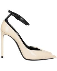 Saint Laurent - Zoe Leather Pumps - Lyst