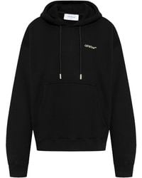 Off-White c/o Virgil Abloh - Off- Logo Hooded Sweatshirt - Lyst