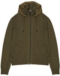 Herno - Bicolor Cashmere Hoodie - Lyst