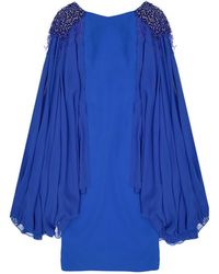 Ivan Montesi - Beaded Shoulders Dress - Lyst