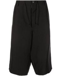 Maison Margiela - Blend Linen Bermuda Shorts - Lyst