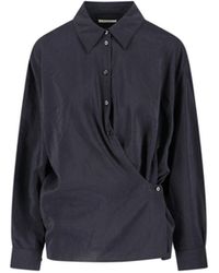 Lemaire - Twisted Silk Shirt - Lyst