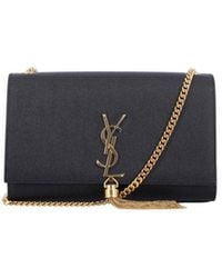 Saint Laurent - Grain De Poudre Kate Medium Shoulder Bag - Lyst