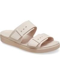 Crocs™ - Brooklyn Buckle Low Sandals - Lyst