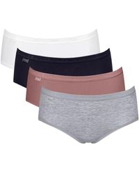 Sloggi - Basic+ Midi 4-Pack Multi-Colour V016 - Lyst