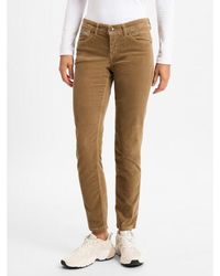 Mac Jeans - Mac Slim Cocoa Creme Taupe - Lyst