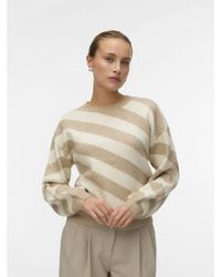 Vero Moda - Vmlara Ls O-Neck Pullover Ga Boo Re - Lyst