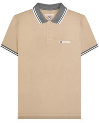 Lambretta - Contrast Tipped Polo Shirt /Iron) Cotton - Lyst