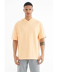 TOMMY LIFE - Oversized Hooded T-Shirt With Accessory Details - Lyst