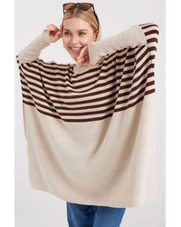 Bigdart - Oversized Acrylic Crew Neck Jumper - Lyst