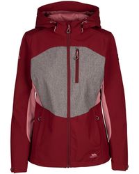 Trespass - Ladies Eckwood Soft Shell Jacket (Dark Cherry) - Lyst