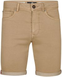 Petrol Industries - Jackson Gekleurde Denim Short Coconut - Lyst