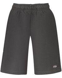Fila - Zwarte Katoenen Broek - Lyst