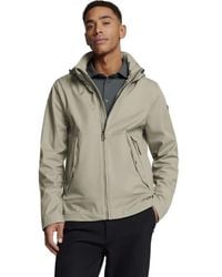 No Excess - Jacket Mid Long Hood Detachable Light Army - Lyst