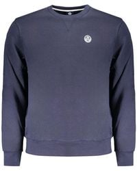 North Sails - Blue Cotton Men Sweater - Lyst