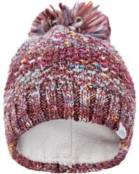 Trespass - Ladies Zabella Knitted Beanie (Dark Cherry) - Lyst