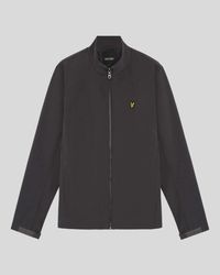 Lyle & Scott - Mesh Back Soft Shell Jacket Antraciet - Lyst