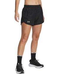 Under Armour - Fly By-Hardloopshort Voor Met Opvallend Ontwerp - Lyst