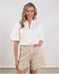 Nukus - Blouse Korte Mouw Nks02214 Dani - Lyst