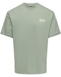 Only & Sons - Onschef Life Rlx Ss Tee Mint - Lyst