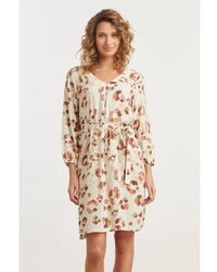 Smashed Lemon - 25163 Korte Jurk Met Dierenprint-Tinten - Lyst