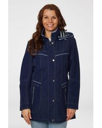 Danwear - Bea Marineblauw Jas - Lyst