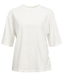 Object - Objgima 2/4 Oversize T-Shirt Noos 23043497 Cloud Dancer - Lyst