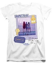 K-Pop Demon Hunters - Ladies Huntrix Golden Tour Ticket Fitted T-Shirt - Lyst
