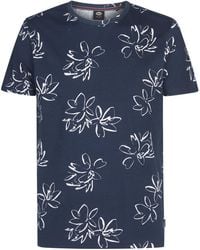 Petrol Industries - T-Shirt Met All-Over Print Grafito - Lyst