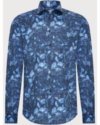 BLUE INDUSTRY - Het Leaf-Print Overhemd - Lyst