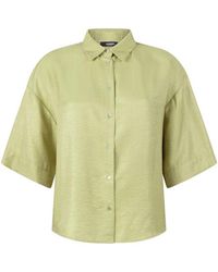 Jansen Amsterdam - Blouse Korte Mouw Pia Ss26.4 - Lyst