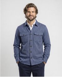 Campbell - Overshirt Donker - Lyst